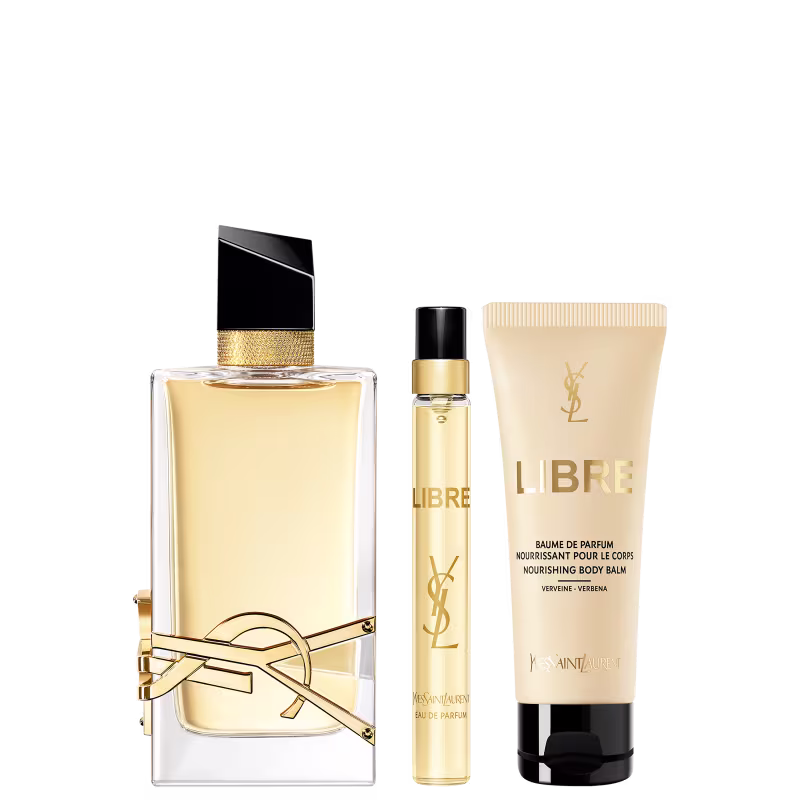 Conjunto Libre Yves Saint Laurent Eau de Parfum Feminino (3 Produtos)