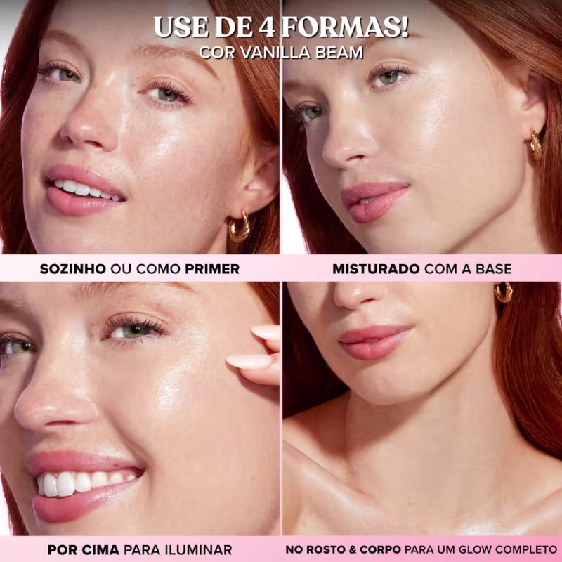 Too Faced Born This Way Super Glow Vanilla Beam - Iluminador Líquido Multifuncional 30ml