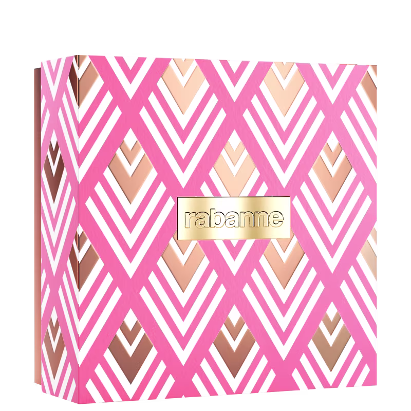 Conjunto Olympéa Rabanne Feminino - Perfume Eau de Parfum 80ml + Body Lotion 100ml + Travel Size 6ml