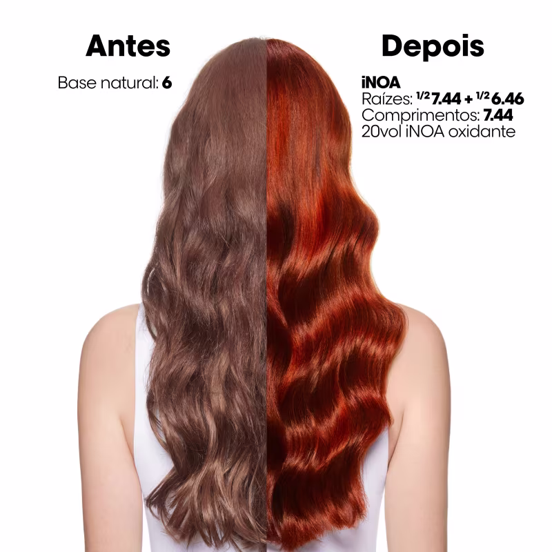 L'Oréal Professionnel iNOA 5.32 Castanho Claro Dourado Irisado - Coloração Permanente 60g