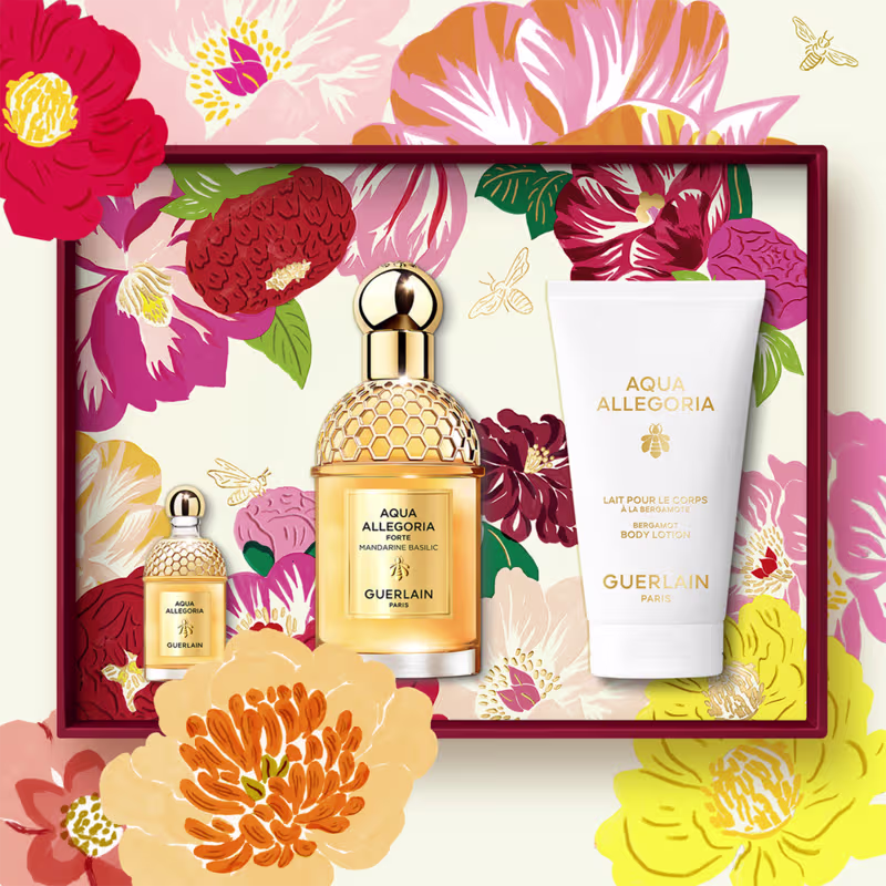Conjunto Aqua Allegoria Mandarine Basilic Guerlain Eau de Parfum (3 Produtos)