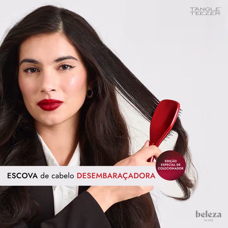 Escova de cabelo desembaraçadora, edição especial de colecionador, da marca Tangle Teezer.