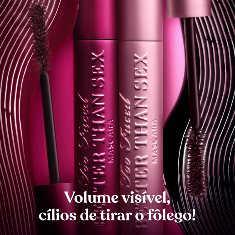 Too Faced  Better Than Sex Burgundy - Máscara de Cílios 8ml