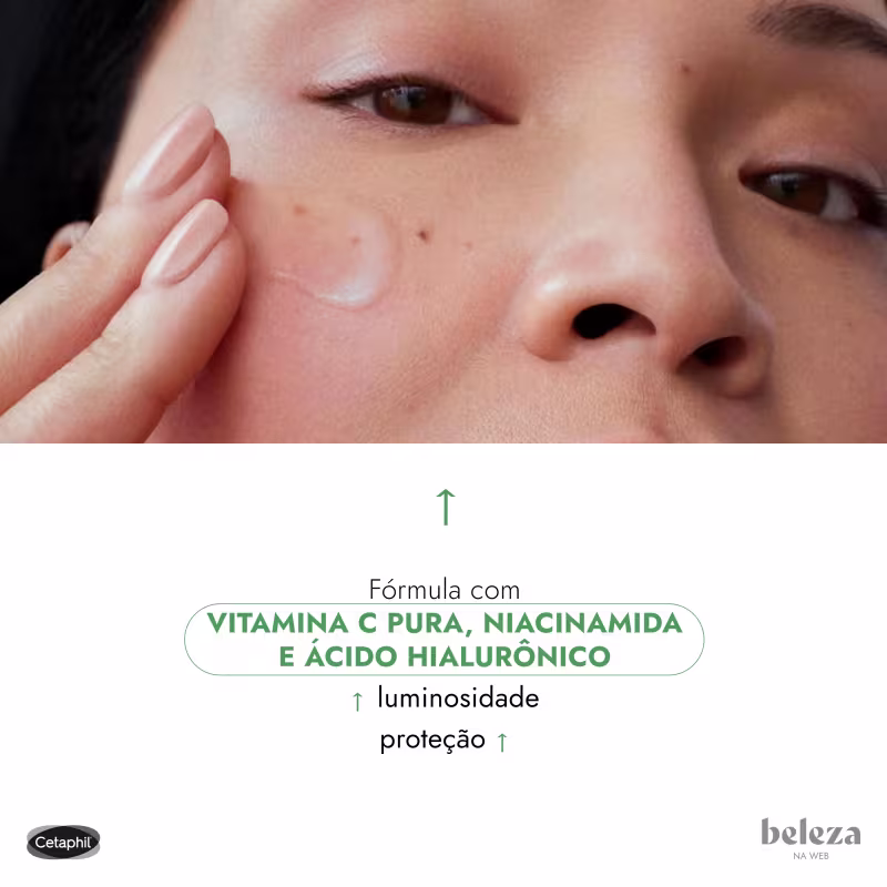Fórmula com Vitamina C Pura, Niacinamida e Ácido Hialurônico
luminosidade e proteção