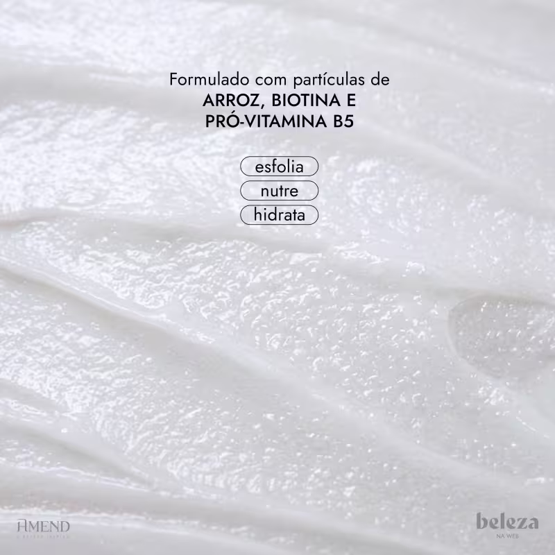 Amend Cosméticos Essencial - Esfoliante Capilar para Couro Cabeludo 100g