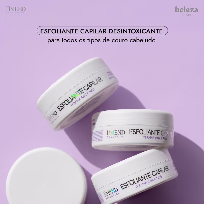 Amend Cosméticos Essencial - Esfoliante Capilar para Couro Cabeludo 100g