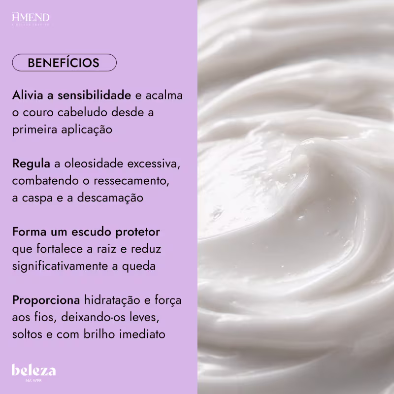 Amend Cosméticos Essencial - Máscara para Couro Cabeludo 250g