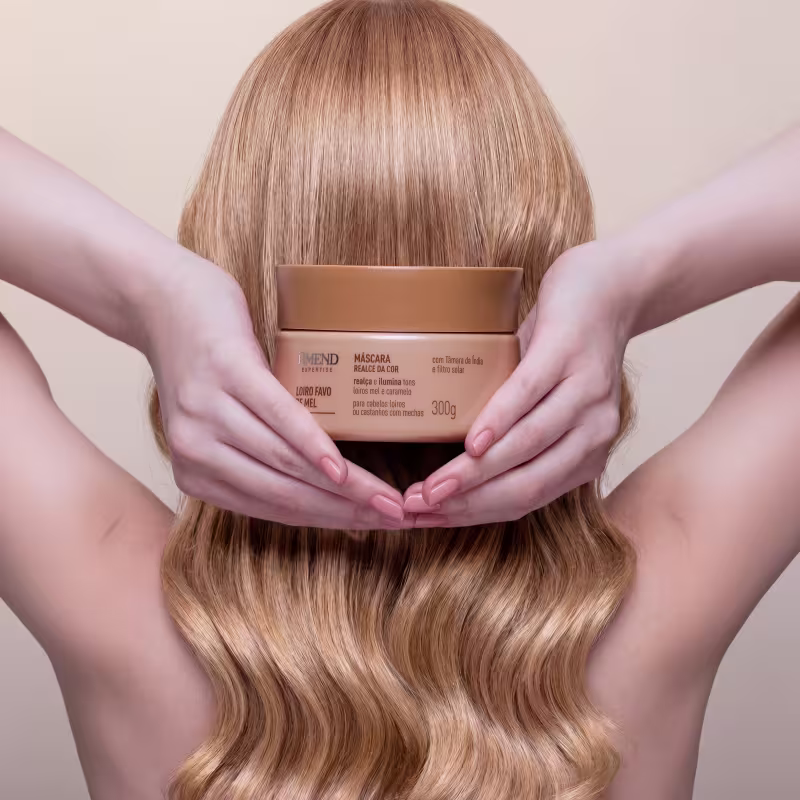 Amend Cosméticos Expertise Loiro Favo de Mel - Máscara Realçadora de Cor 300g