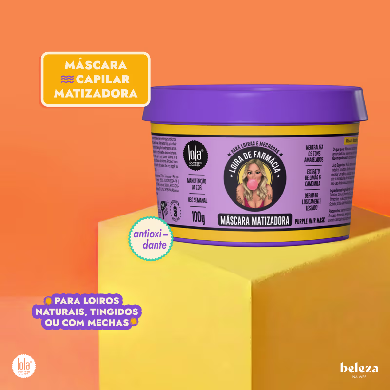 Lola from Rio Loira de Farmácia - Máscara Matizadora 100g