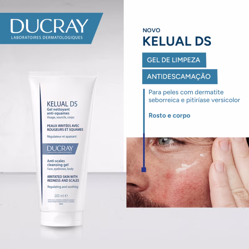 Ducray Kelual DS - Gel de Limpeza Antidescamação 200ml