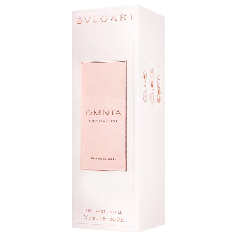 Omnia Crystalline Bvlgari Eau de Toilette Refilável - Perfume Feminino 200ml
