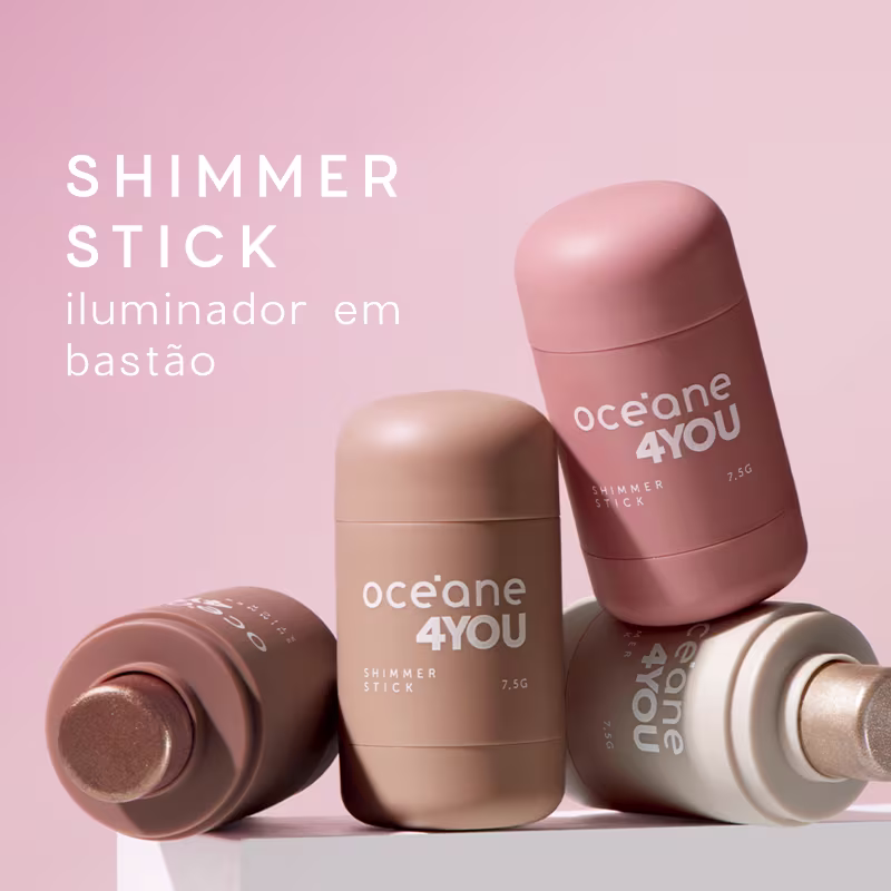 Océane Shimmer Stick 4 You Glitzy Gold - Iluminador em Bastão 7,5g