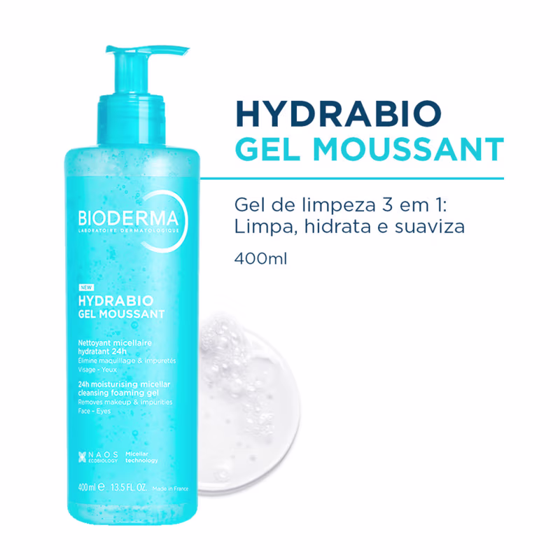 Bioderma Hydrabio - Gel de Limpeza Micelar 400ml