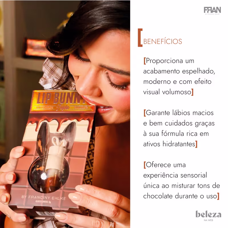 Fran by Franciny Ehlke Lip Bunny Triple - Gloss Triplo 5g