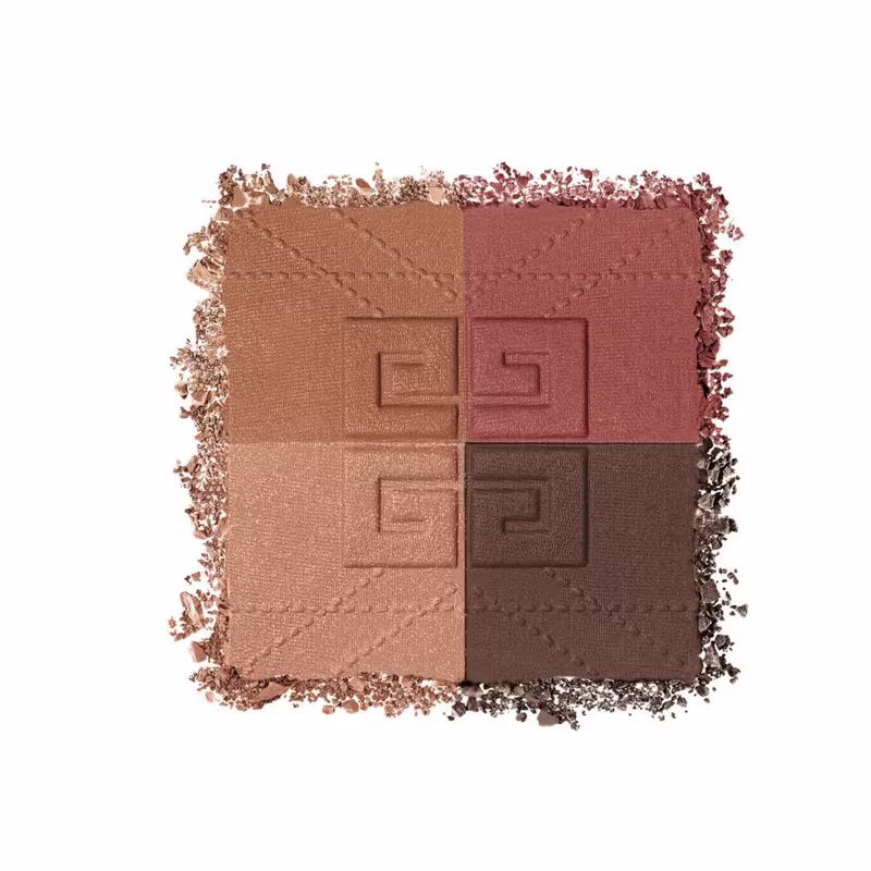 Textura e tons do bronzer compacto