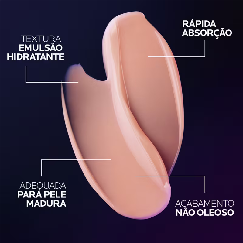 Frasco de tratamento facial da marca La Roche-Posay, na cor roxa, com bomba dosadora e rótulo destacando o nome "Mela B3 Double Dose" e informações sobre o produto.