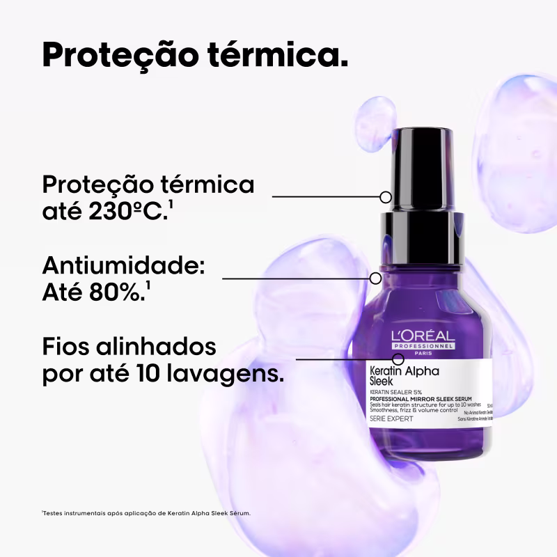Proteção térmica até 230°C. Antiumidade: Até 80%. Fios alinhados por até 10 lavagens.