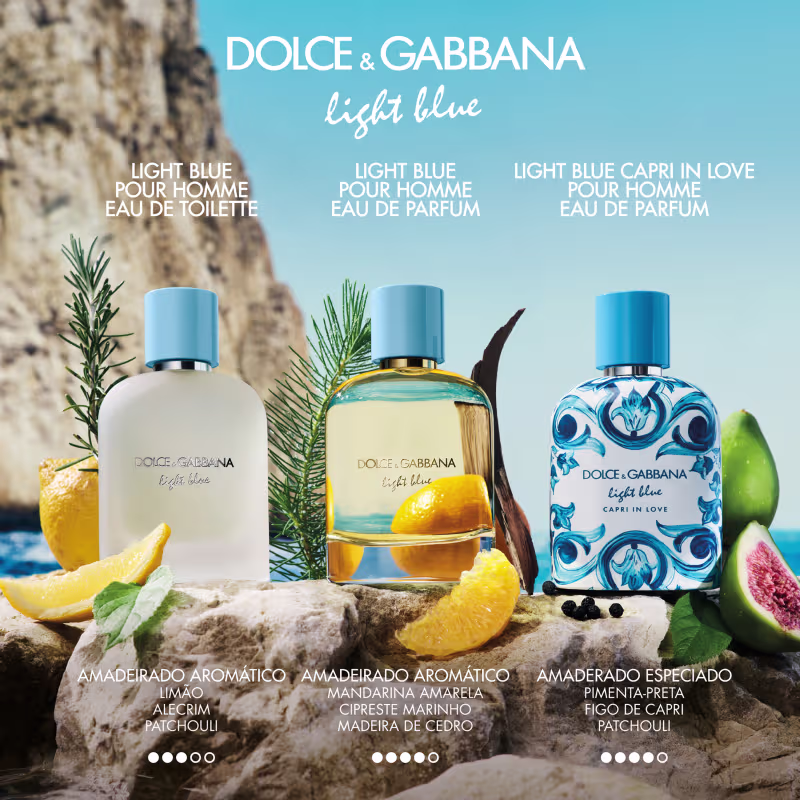 Light Blue Pour Homme Dolce & Gabbana Eau de Parfum - Perfume Masculino 100ml