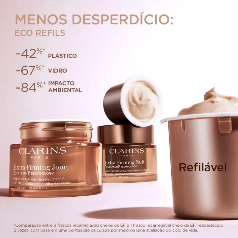 Clarins Extra-Firming Night Cream Refil - Creme Facial Noturno Firmador 50ml
