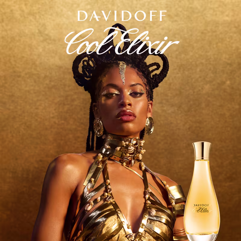 Cool Elixir Woman Davidoff Parfum - Perfume Feminino 50ml