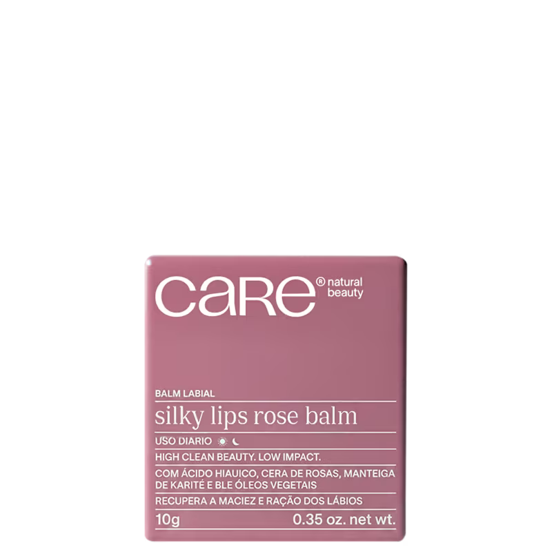 Lip Balm CARE Natural Beauty Silky Lips Rose Balm de 10g