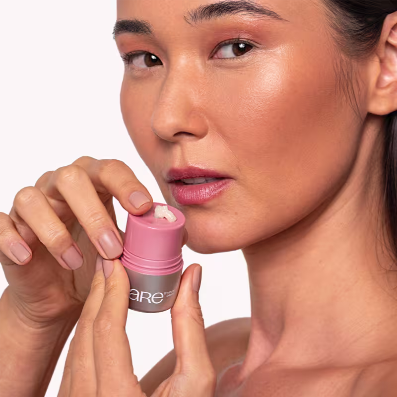 CARE Natural Beauty Silky Lips Rose Mask - Máscara Reparadora Labial 14g