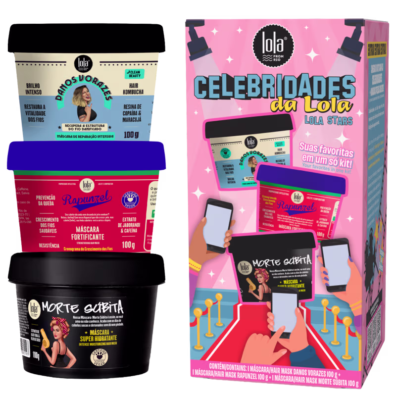 Kit Lola From Rio Celebridades da Lola (3 Produtos)