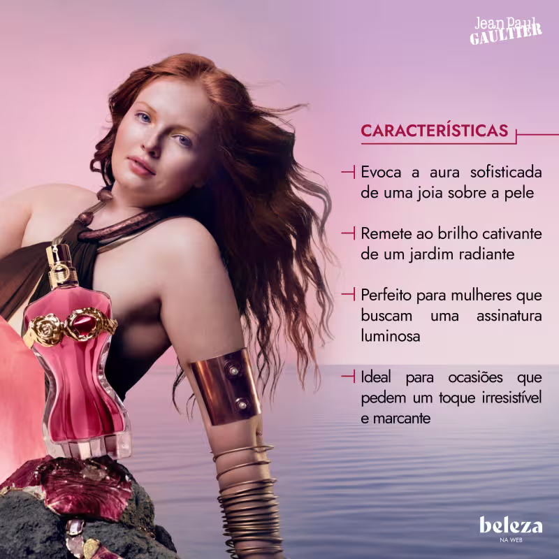 La Belle Rosea Jean Paul Gaultier Eau de Parfum - Perfume Feminino 30ml