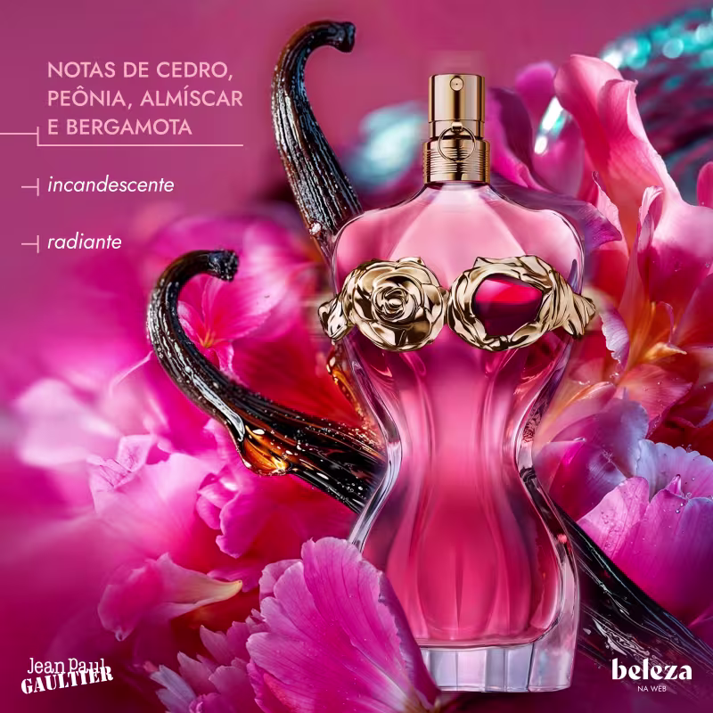 La Belle Rosea Jean Paul Gaultier Eau de Parfum - Perfume Feminino 30ml