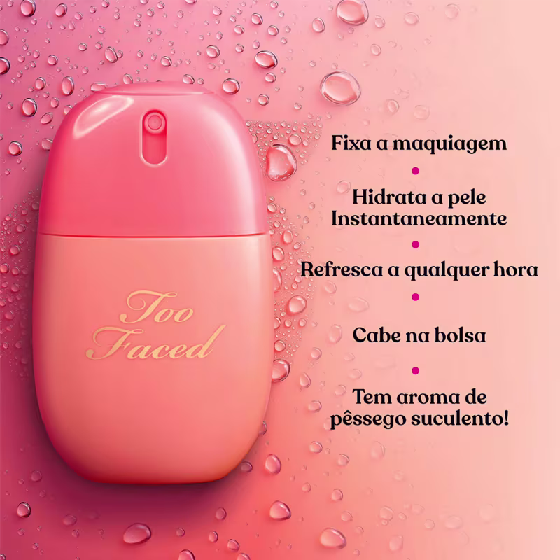 Too Faced Peach Collection Mist Hydrating Setting Spray - Spray Fixador de Maquiagem 50ml