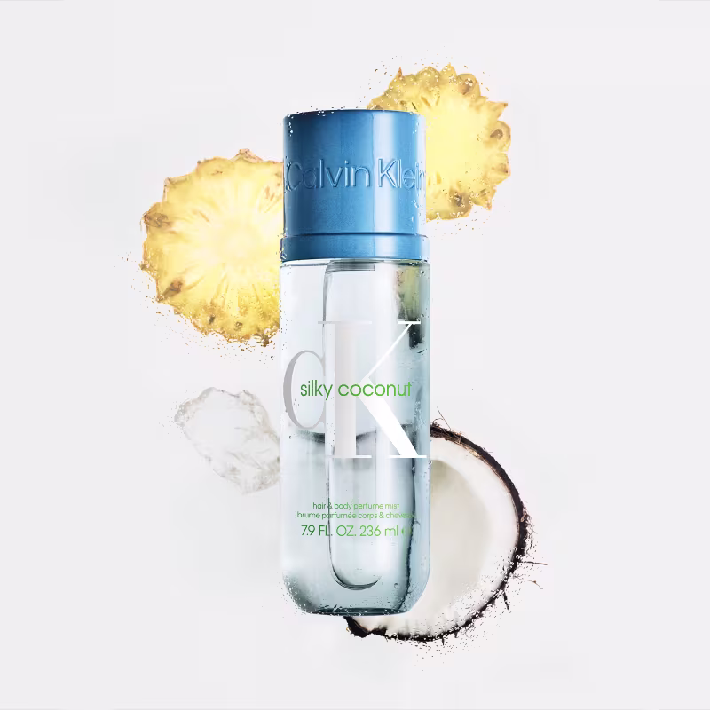 Spray Corporal Calvin Klein CK Silky Coconut Body Mist, 236ml.