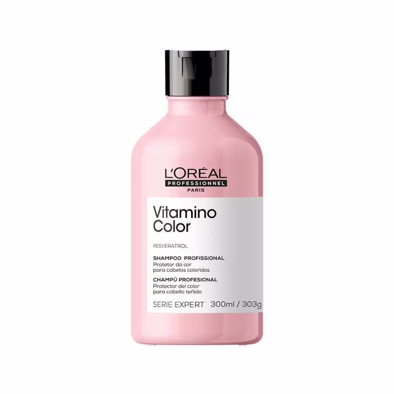 Kit L'Oréal Professionel Vitamino Color Resveratrol + Absolut Repair Oil Trio, 3 produtos.
