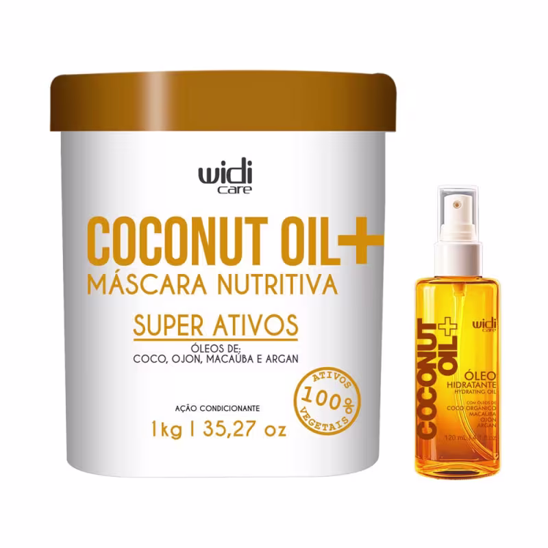 Kit Widi Care Coconut Oil Duo, 2 produtos.