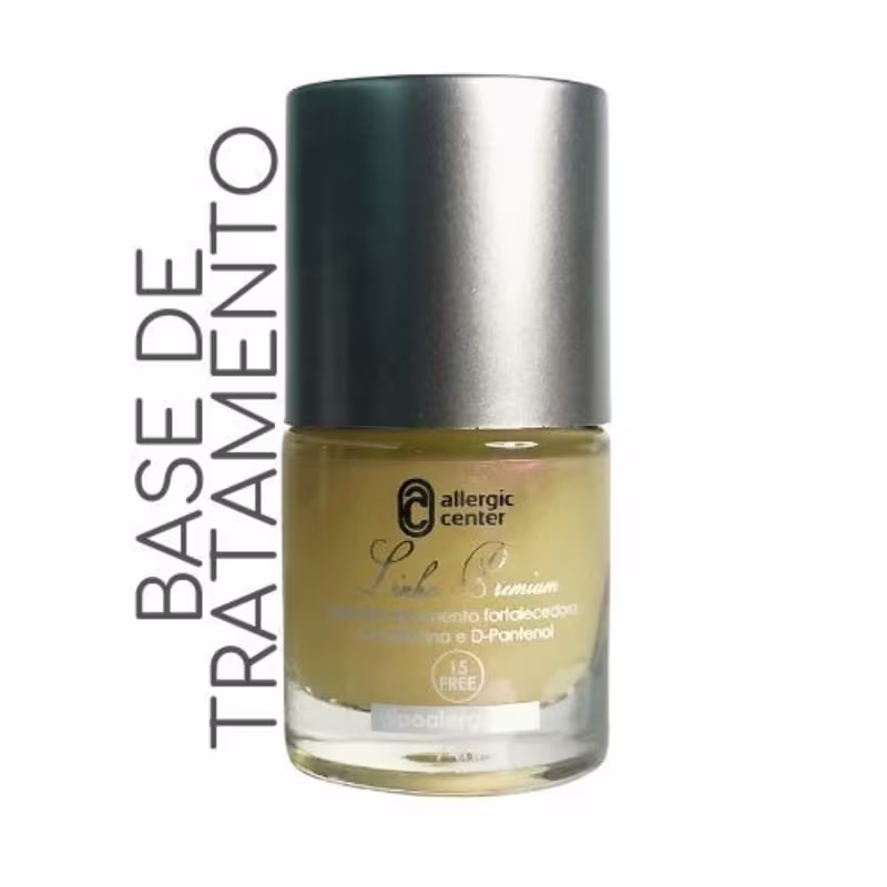 Esmaltes Hipoalergênicos Premium 15 Free 7ml Allergic Center Cor:Base de Tratamento