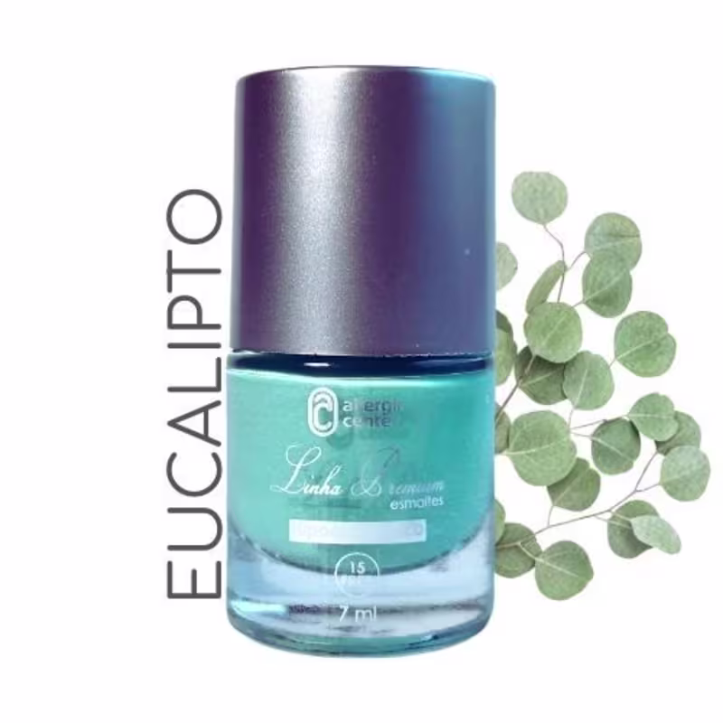 Esmaltes Hipoalergênicos Premium 15 Free 7ml Allergic Center Cor:Eucalipto