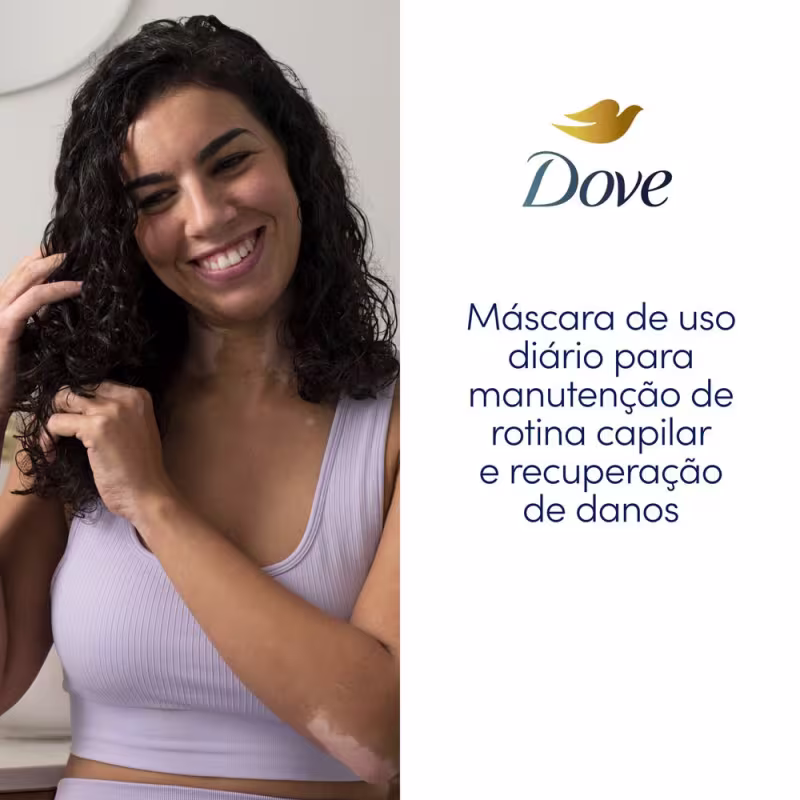 Máscara de Tratamento + Finalizador 2 em 1 Dove Reconstrução + Queratina 500g