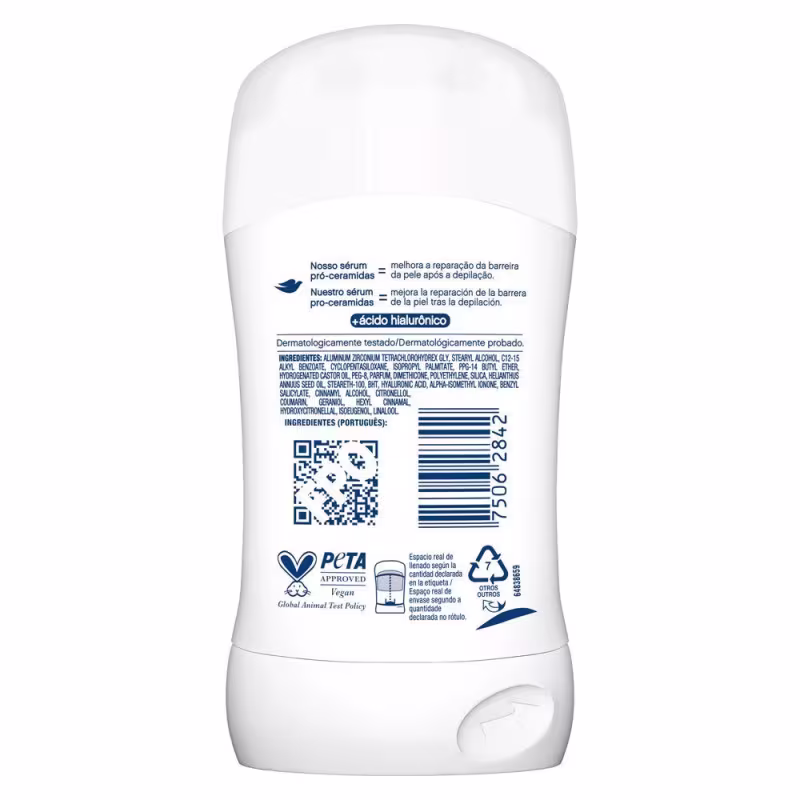 Desodorante Antitranspirante Stick Dove Invisible Dry 45g