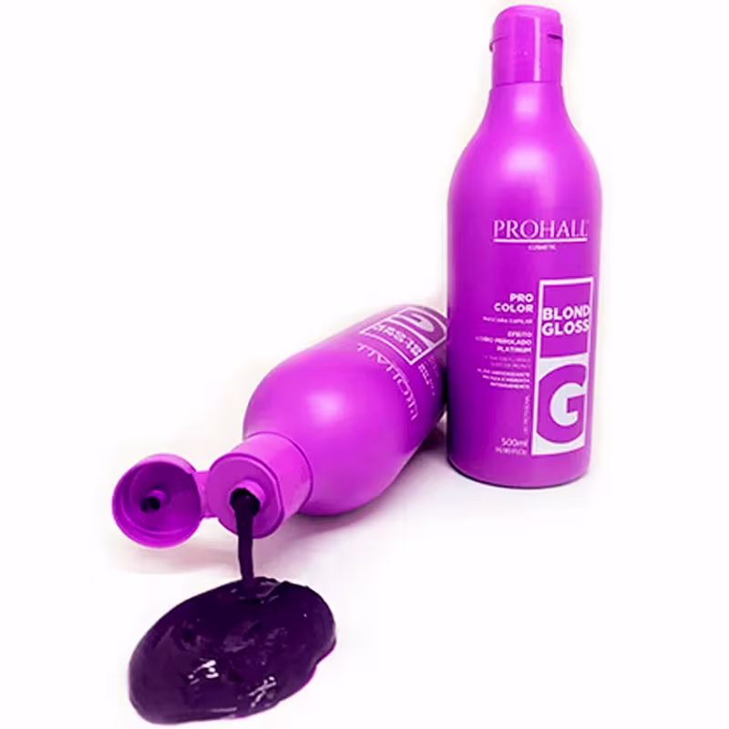 Máscara Matizadora Prohall Cosmetic Pro Color Blond Gloss, 500ml.