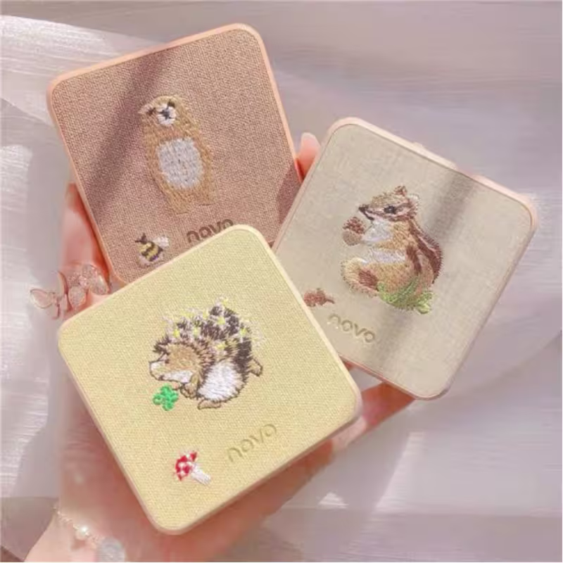 Paleta de sombras para olhos Bordada Esquilo Maquiagem  Novo  9 cores 13g - Cor 01