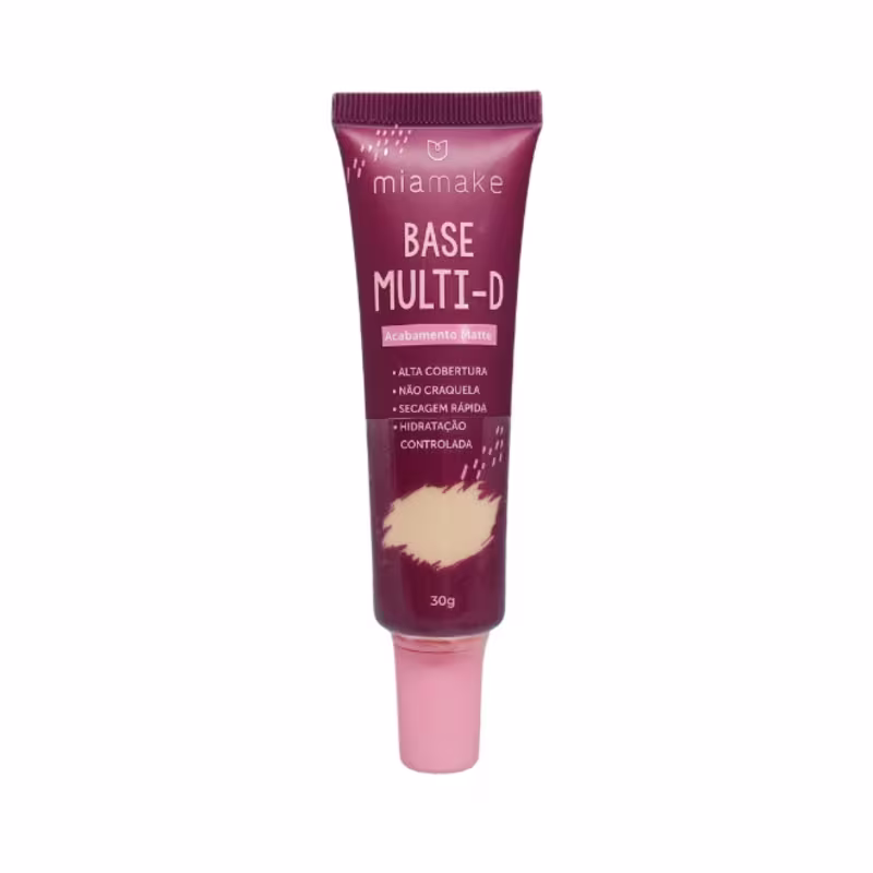 Base Líquida Mult-D Matte Mia Make 02