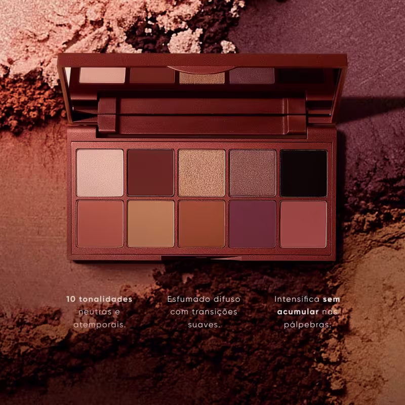 Mascavo The Timeless Paleta de Sombras 10 Tonalidades 12g