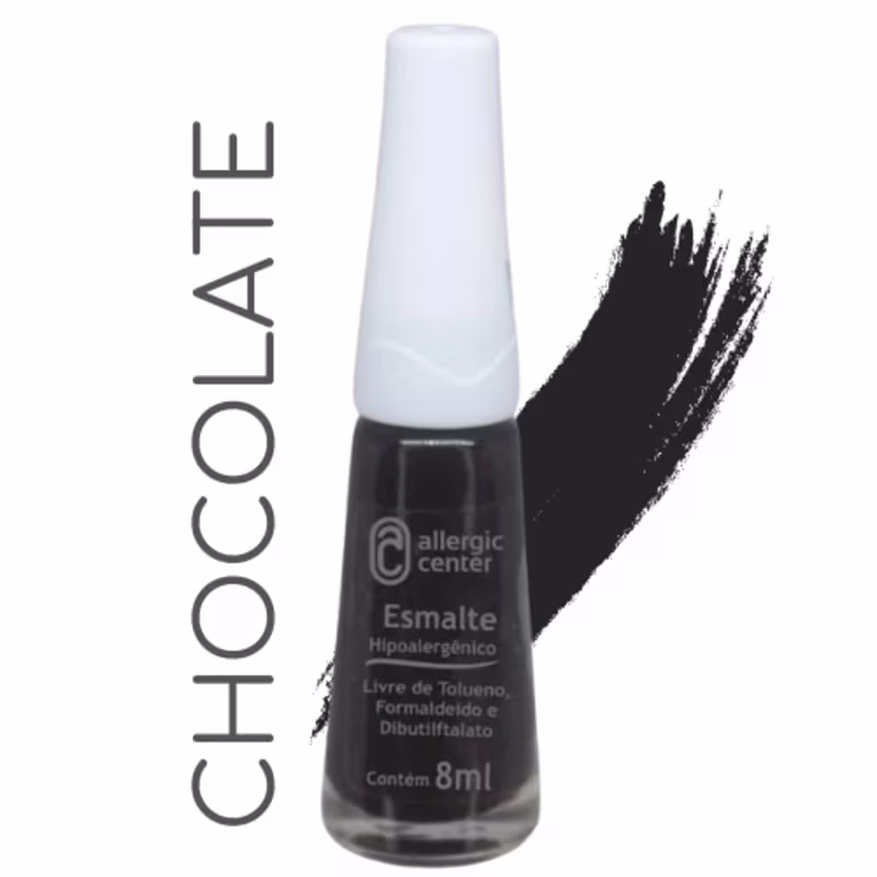 Esmalte Hipoalergênicos Tradicional 7 Free 7ml Allergic Center Cor:Chocolate