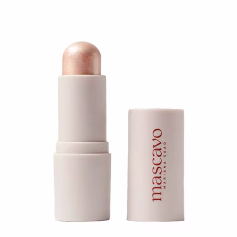 Kit Mascavo Pincel 01+Blush Maple 6G+Iluminador Champagne 6G
