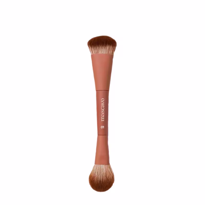 Kit Mascavo Pincel 01+Blush Maple 6G+Iluminador Champagne 6G