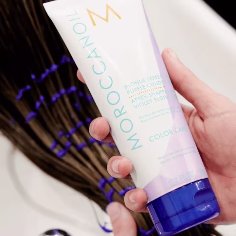 Moroccanoil Color Care Blonde Perfecting Purple - Condicionador 70ml