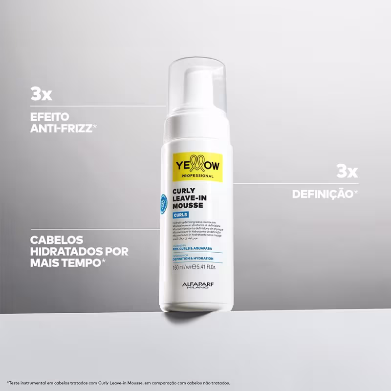 Yellow Professional Hydra Care Leave-In Em Mousse 160ml