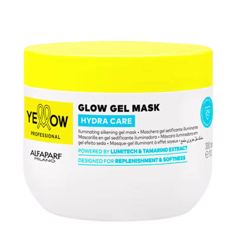 Kit Yellow Professional Hydra Care Shampoo 500ml + Condicionador 500ml + Gel Máscara 300ml