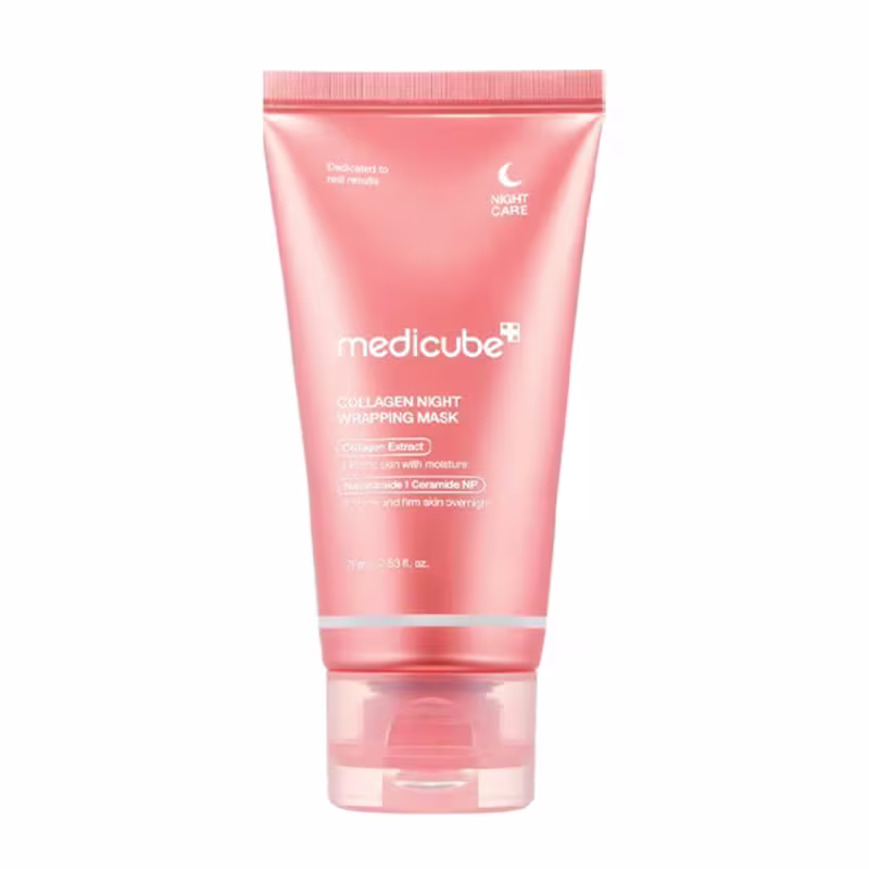 Kit Medicube Collagen Night Máscara Facial 75ml + One Day Exosome Sérum Facial 30ml