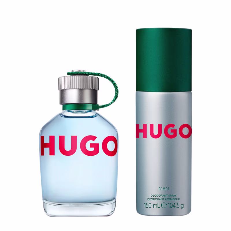 Conjunto Hugo Man Hugo Boss Masculino - Perfume Eau de Toilette 75ml + Desodorante 150ml