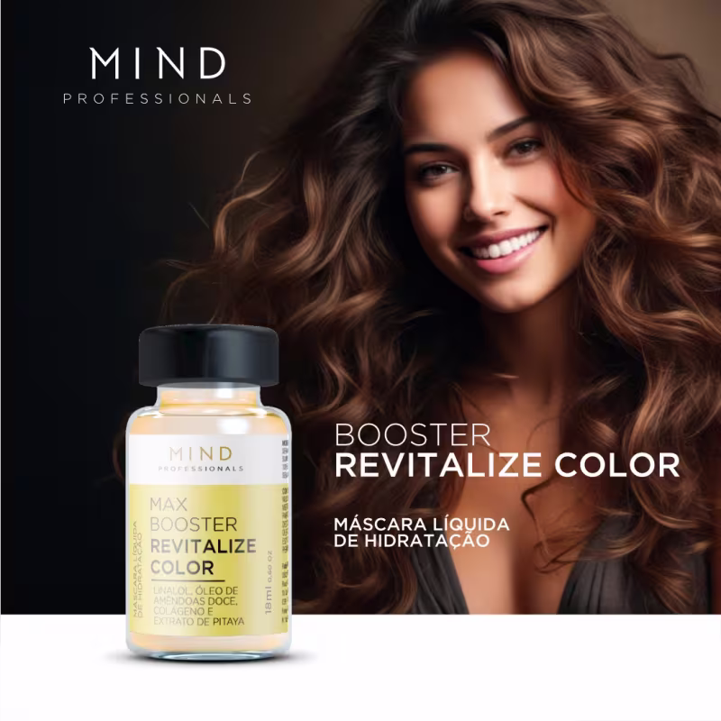 Mascara Liquida de Hidratacao- Max Booster Revitalize Color - MIND - 18ml